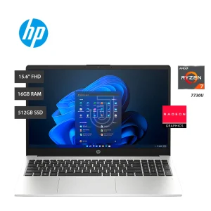 NOTEBOOK HP 255 G10 RYZEN7-7730U 16GB/SSD512GB/15.6/FREE/ B03E1LT