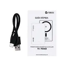 POWERBANK TEROS TE-7056D, 10000 MAH, (3,85 V/38.5 WH)