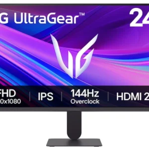 MONITOR LG ULTRAGEAR G4 24G411A-B, 23.8" IPS, FHD, 144HZ OVERCLOCK, 1MS, NVIDIA G-SYNC, AMD FREESYNC