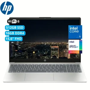 NOTEBOOK HP 15-FD0260LA 15.6" FHD CORE 5 120U 1.4/ 5.0GHZ 16GB512GB M.2 DDR4 PN: B9TX9LA#ABM