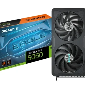 TARJETA DE VIDEO GIGABYTE GEFORCE RTX 5060 8GB GDDR7 128BITS EAGLE OC (PN:GV-N5060EAGLE OC-8GD)