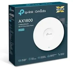 ACCESS POINT TP-LINK EAP610 WIFI6 OMADA AX1800 DOBLE BANDA