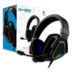 AUDIFONO GAMING ANTRYX GH-850 7.1 VIRTUAL RGB USB VIBRADOR USB