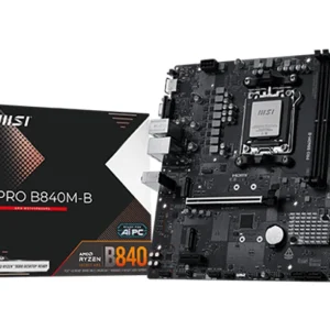 MOTHERBOARD MSI PRO B840M-B, CHIPSET AMD B840, SOCKET AMD AM5, MATX