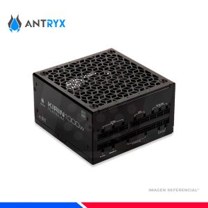 FUENTE DE PODER ANTRYX KIRIN 1000W, 80 PLUS PLATINUM, MODULAR, ATX3.1, PCIE 5.0