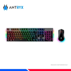KIT WIRELESS ANTRYX GC-4500 TRIX, TECLADO MECANICO + MOUSE, SWITCH RED