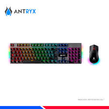 KIT WIRELESS ANTRYX GC-4500 TRIX, TECLADO MECANICO + MOUSE, SWITCH RED