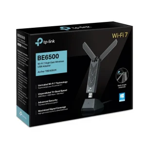 ADAPTADOR USB INALÁMBRICO TP-LINK ARCHER TBE400UH WIFI7 BE6500