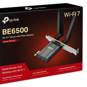 TAR JETA DE RED TP-LINK  PCIE ARCHER TBE400E WI-FI 7 BE6500 BLUETOOTH 5.4