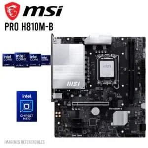 MOTHERBOARD MSI PRO H810M-B, LGA1851, DDR5, MATX
