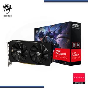 TARJETA DE VIDEO BOETEC AMD RADEON RX5500  8GB GDDR5 128BITS