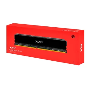 MEMORIA RAM ADATA XPG GAMMIX D20 DDR4 8GB 3200MHZ (AX4U32008G16A-CBK20) BLACK