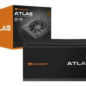 FUENTE DE PODER COUGAR 650W ATLAS (31AL065002P01) ATX, 80 PLUS BRONZE, NO MODULAR, NEGRO