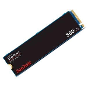 UNIDAD DE ESTADO SOLIDO INTERNO SANDISK SSD PLUS M.2 NVME PCIE GEN 3.0 - 500 GB, 2400 MB/S