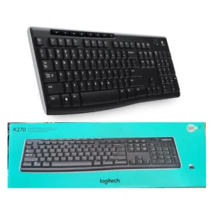 LOGITECH K270 TECLADO INALÁMBRICO NEGRO, USB 2.4GHZ, 920-004426