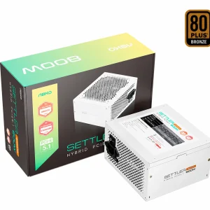 FUENTE 800W ABKO SETTLER HYBRID PCIE5.1 BRONZE 800W WHITE PCIE5.1 STH-800B