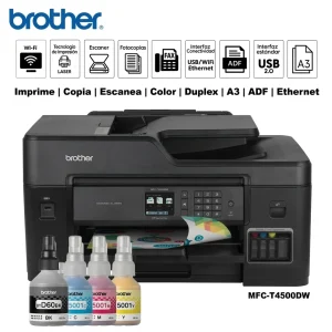 MULTIFUNCIONAL BROTHER MFCT4500DW A3 WIFI/ DUPLEX/ ADF