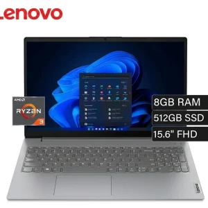 NOTEBOOK LENOVO V15 G4 AMN RYZEN 3 7320U RAM 8GB DISCO 512GB SSD 15.6" FHD FREEDOS (82YU017LLM)