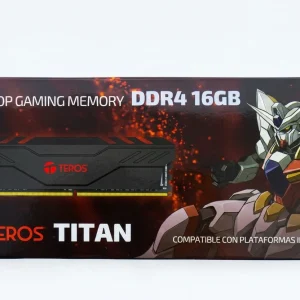 MEMORIA RAM TEROS TITAN 16GB DDR4-3200MHZ, PC4-25600, CL17/CL16, 1.2/1.35V, NEGRO