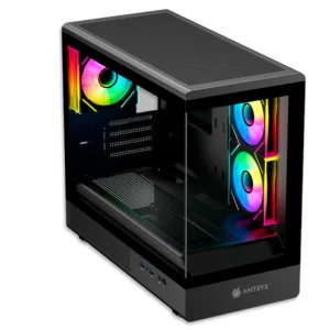 CASE ANTRYX FX630M BLACK ARGB SIN FUENTE VIDRIO TEMPLADO MINI TOWER