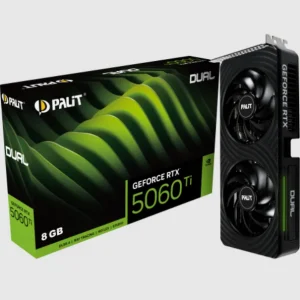 TARJETA VIDEO PALIT GEFORCE RTX 5060 TI DUAL 8GB GDDR7 CUDA 4608 128 BITS HDMI DP NE7506T019P1-GB2062D